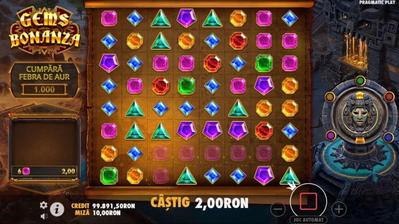 cum se joaca gems bonanza