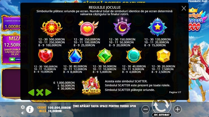 plati starlight princess 1000
