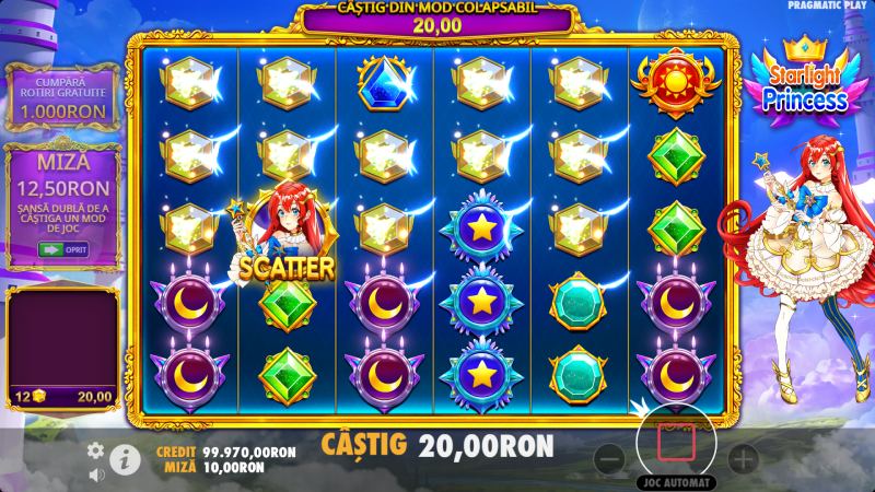 cum se joaca Starlight Princess