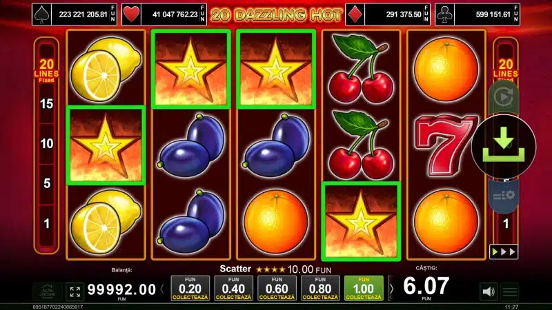 scatter 20 Dazzling Hot