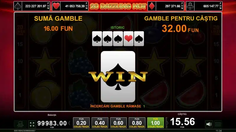gamble 20 Dazzling Hot