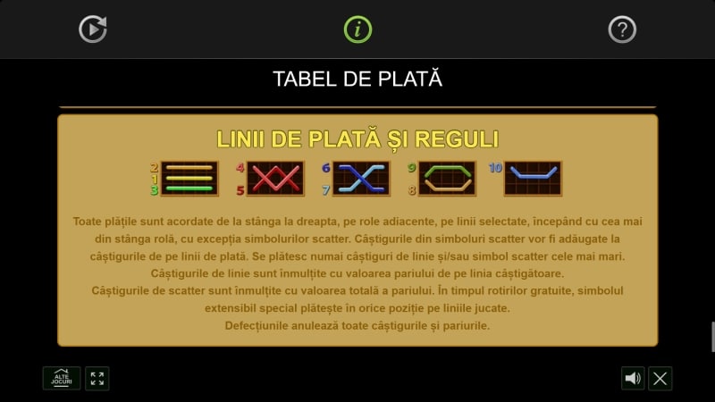 linii de plata majestic forest