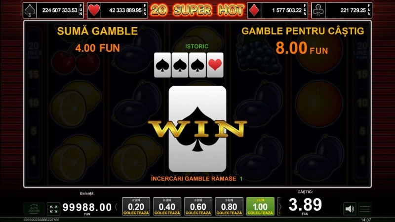 gamble 20 Super Hot