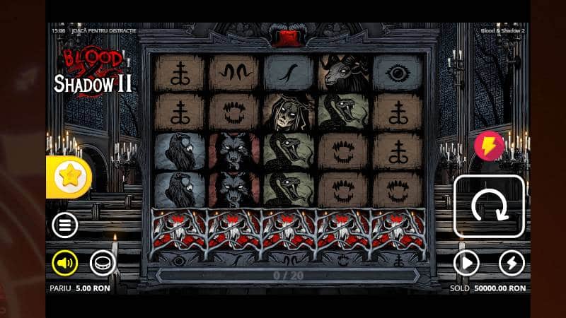 caracteristici Blood & Shadow 2