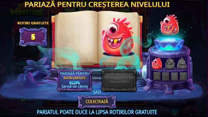 joc de noroc Book of Monsters