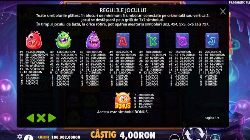 reguli Book of Monsters