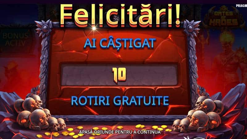 rotiri gratuite Gates of Hades
