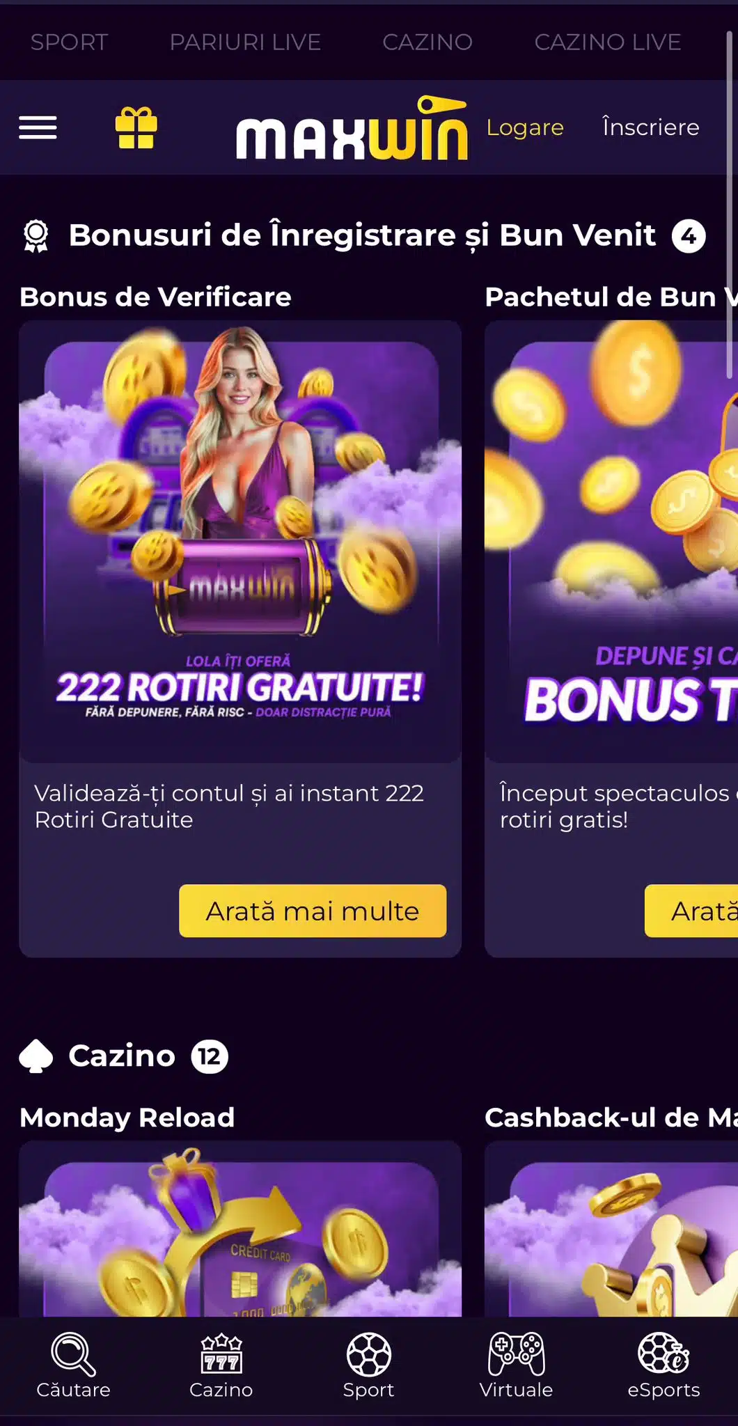 oferte maxwin