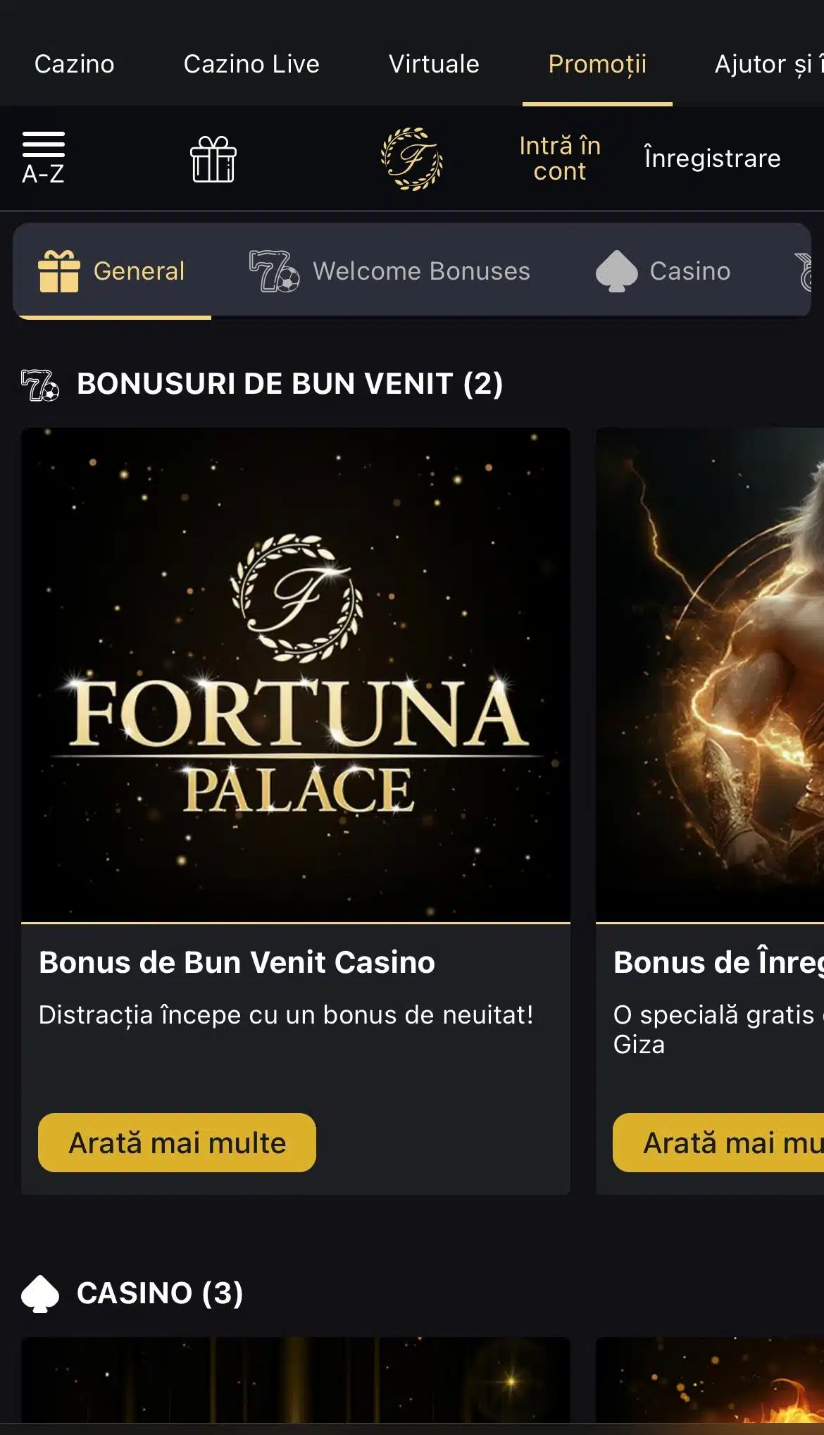 bonusuri fortuna palace