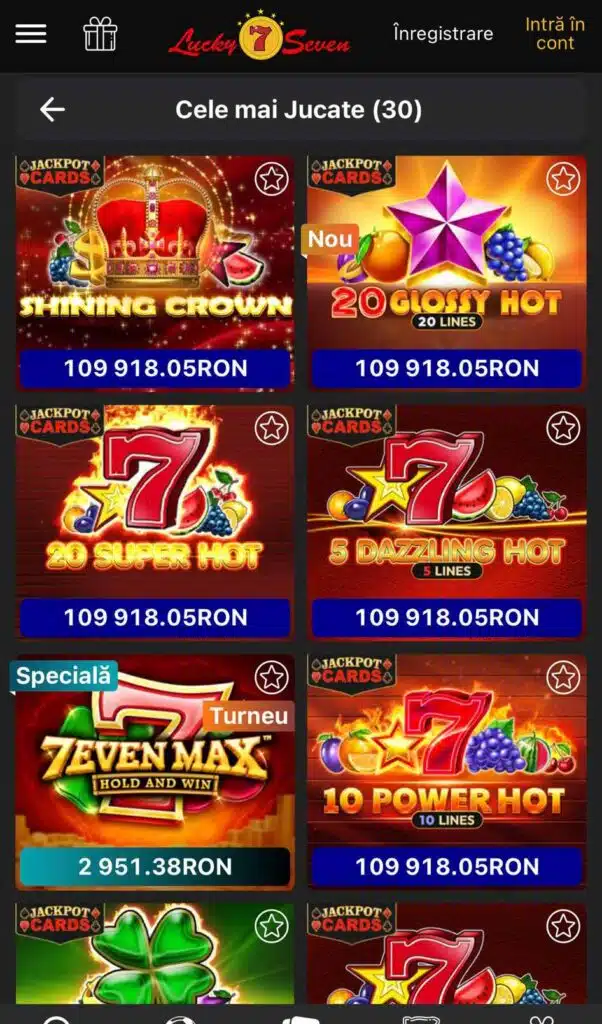 sloturi lucky seven