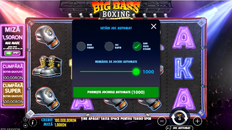 rotiri automate Big Bass Boxing Bonus Round