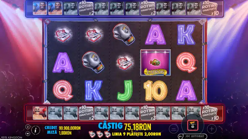 rotiri gratuite Big Bass Boxing Bonus Round 
