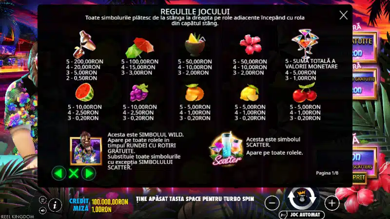 plati club tropicana - happy hour