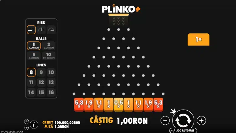 caracteristici Plinko+