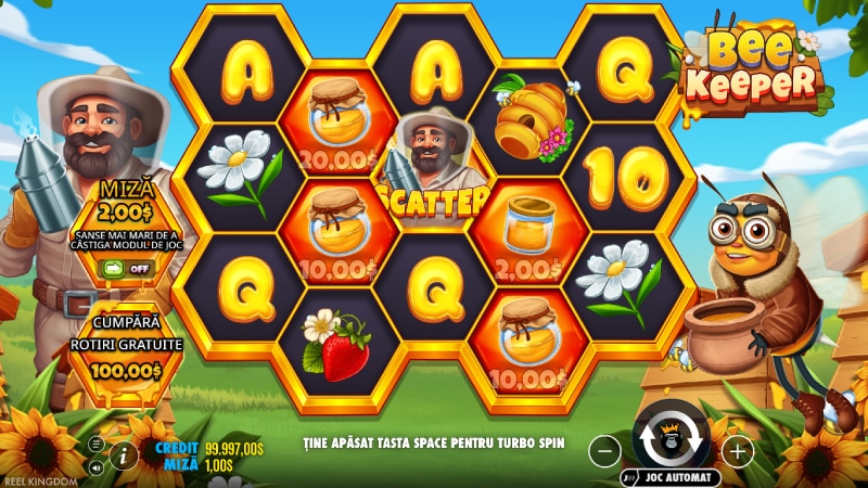 bee keeper scatter