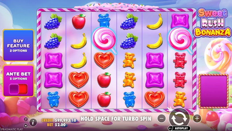 sweet rush bonanza scatter