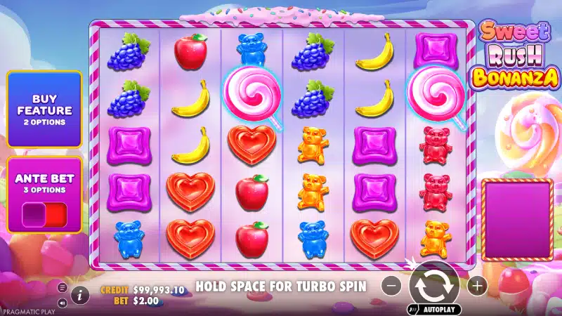 sweet rush bonanza scatter