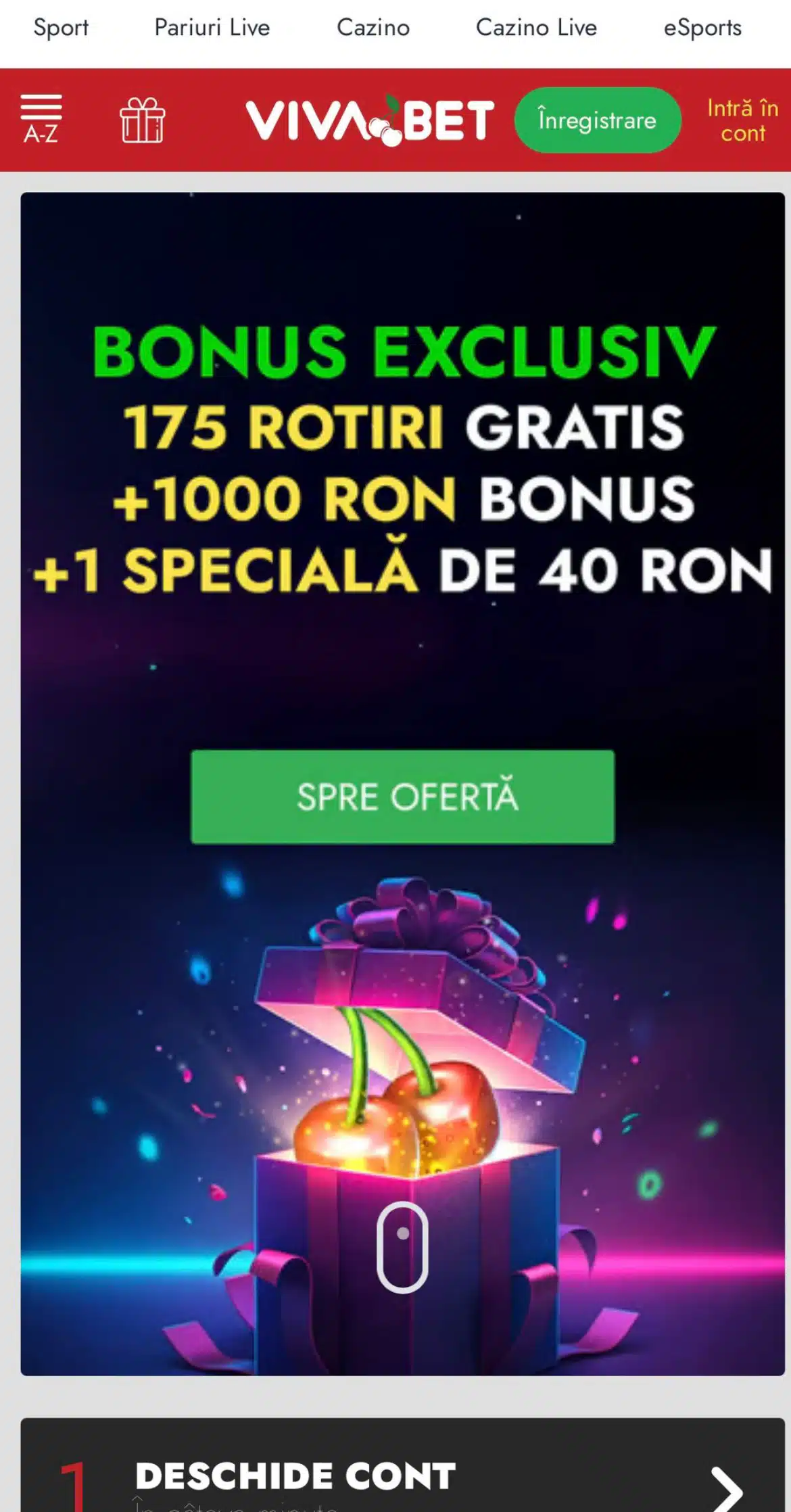 vivabet rotiri gratuite fara depunere