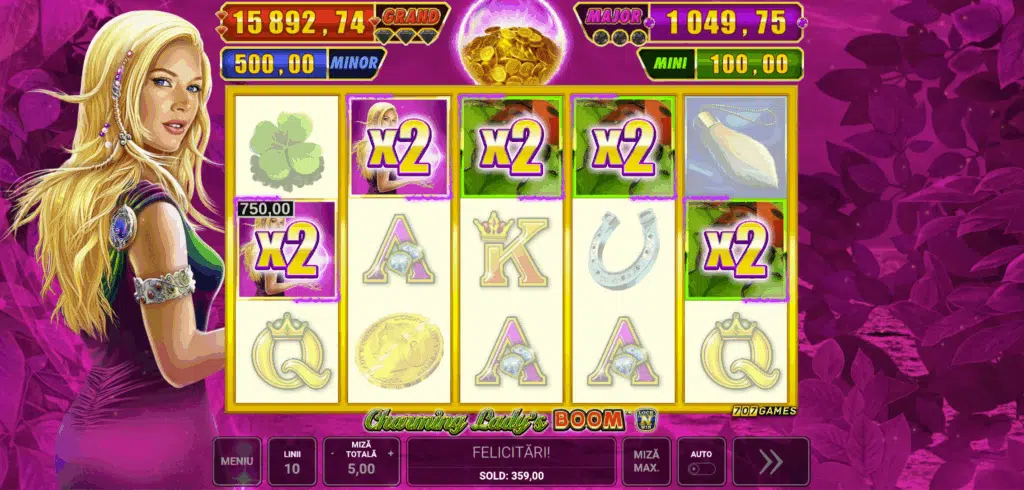 Castig Charming Lady's Boom