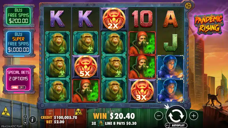 multiplicatori pandemic rising