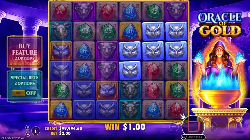 plati oracle of gold