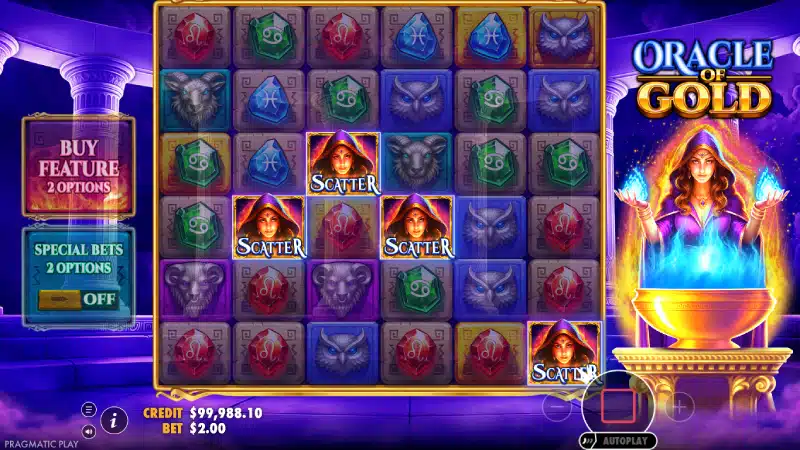 scatter oracle of gold