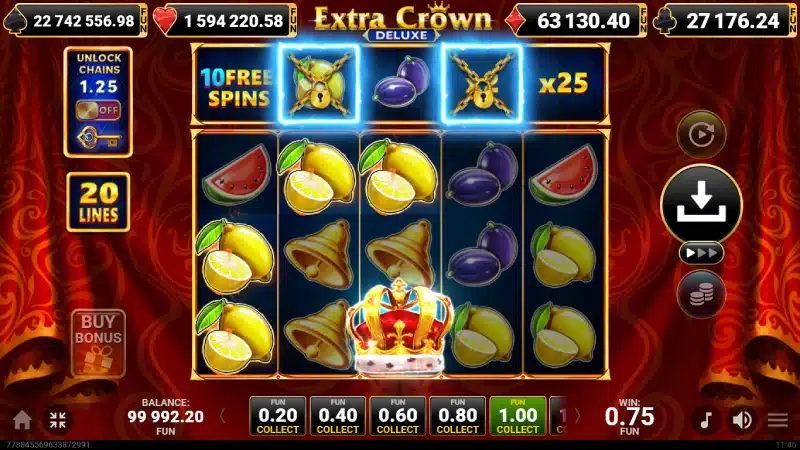 extra crown deluxe plati