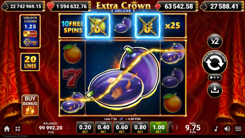 extra crown deluxe simbol special