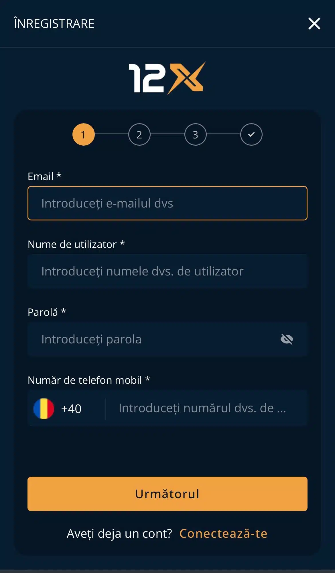 inregistrare 12xbet pas1