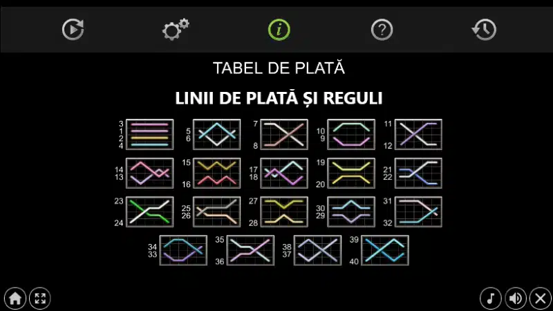 linii de plata 40 mystic gem golden coins link