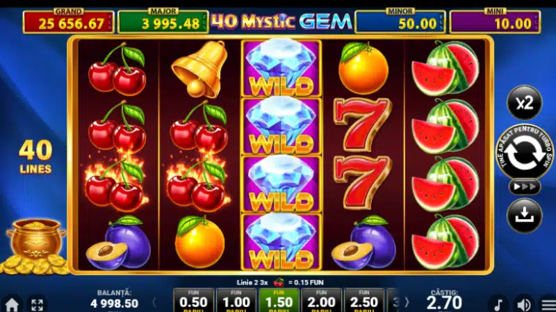 wild 40 mystic gem golden coins link