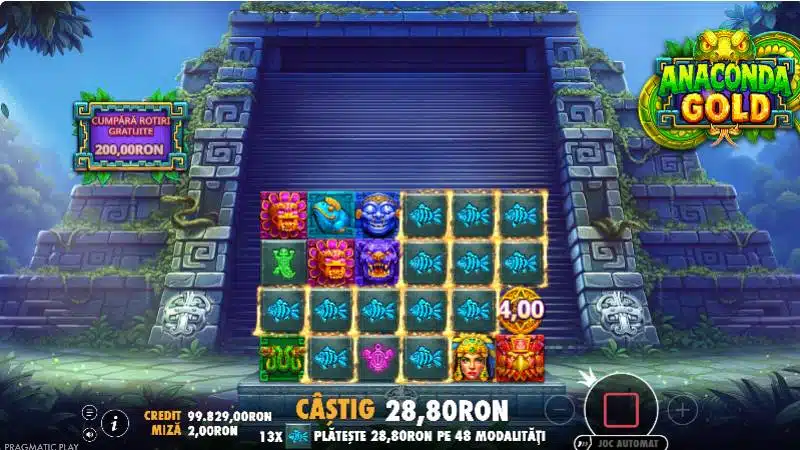 câștig anaconda gold
