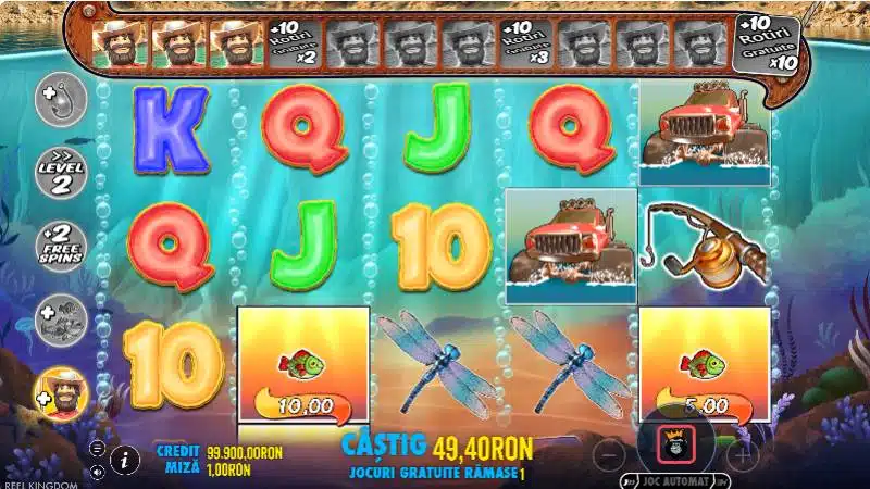 Joc bonus cu rotiri gratuite la big bass splash 1000