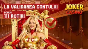 Joker Casino bonus fără depunere – 111 rotiri gratuite (testat 2026)
