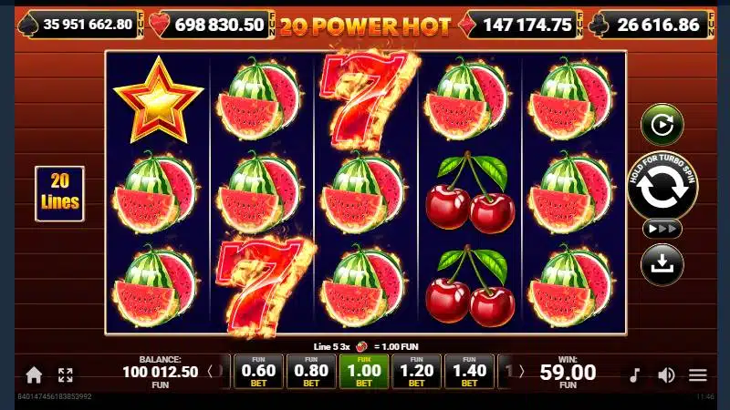 castig 20 power hot