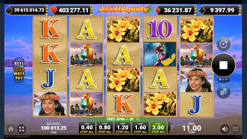simbol wild aloha party