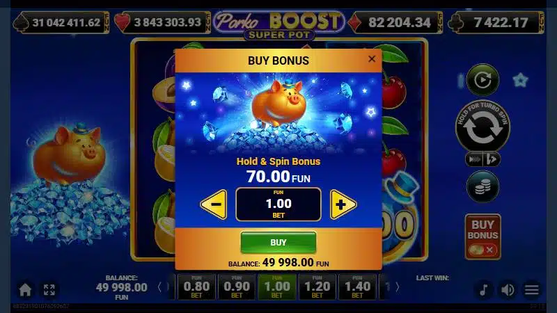 functia de cumparare bonus porko boost super pot