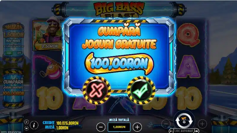 functia de cumparare bonus big bass blast